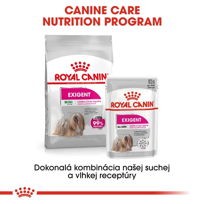 ROYAL CANIN Mini Exigent Granule pre maškrtné malé psy