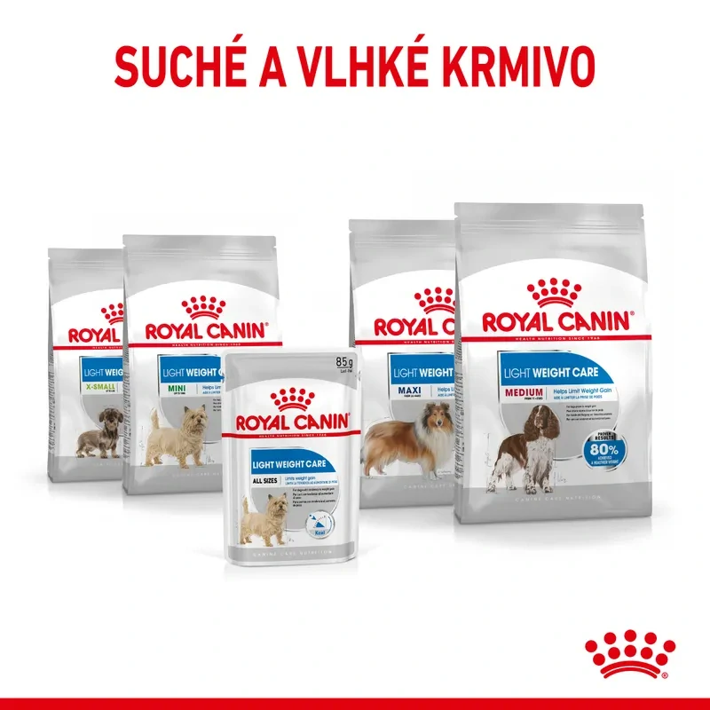 ROYAL CANIN Light Weight Care Dog Loaf Kapsička s paštétou pre psy s tendenciou priberať, 85g
