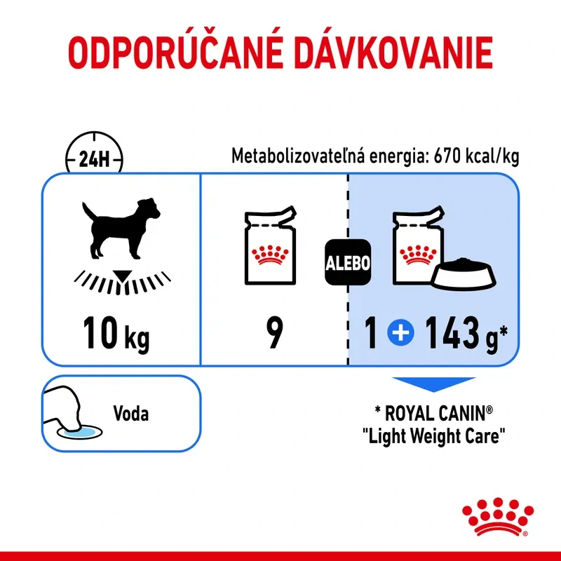 ROYAL CANIN Light Weight Care Dog Loaf Kapsička s paštétou pre psy s tendenciou priberať, 85g