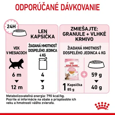 ROYAL CANIN Kitten Sterilised Kapsička v šťave pre kastrované mačiatka, 85g